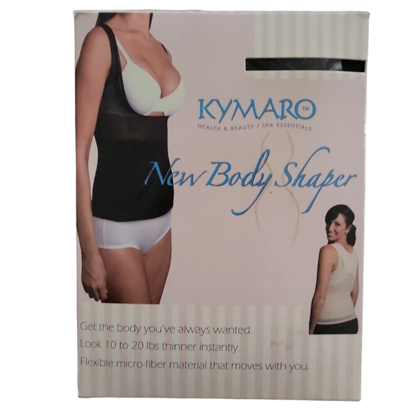 *NEW* in box Kymaro Black BodyShaper Size 6 - Picture 3 of 5